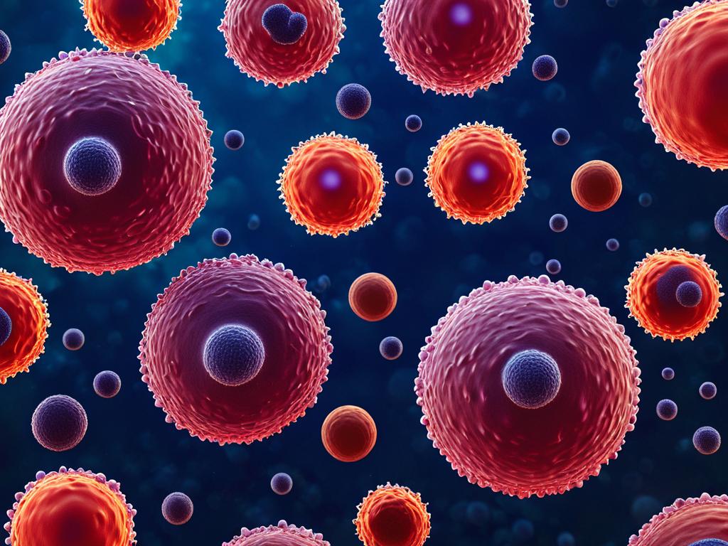 Микроскопическое изображение моноцитов с объяснением их работы и значения для иммунитета