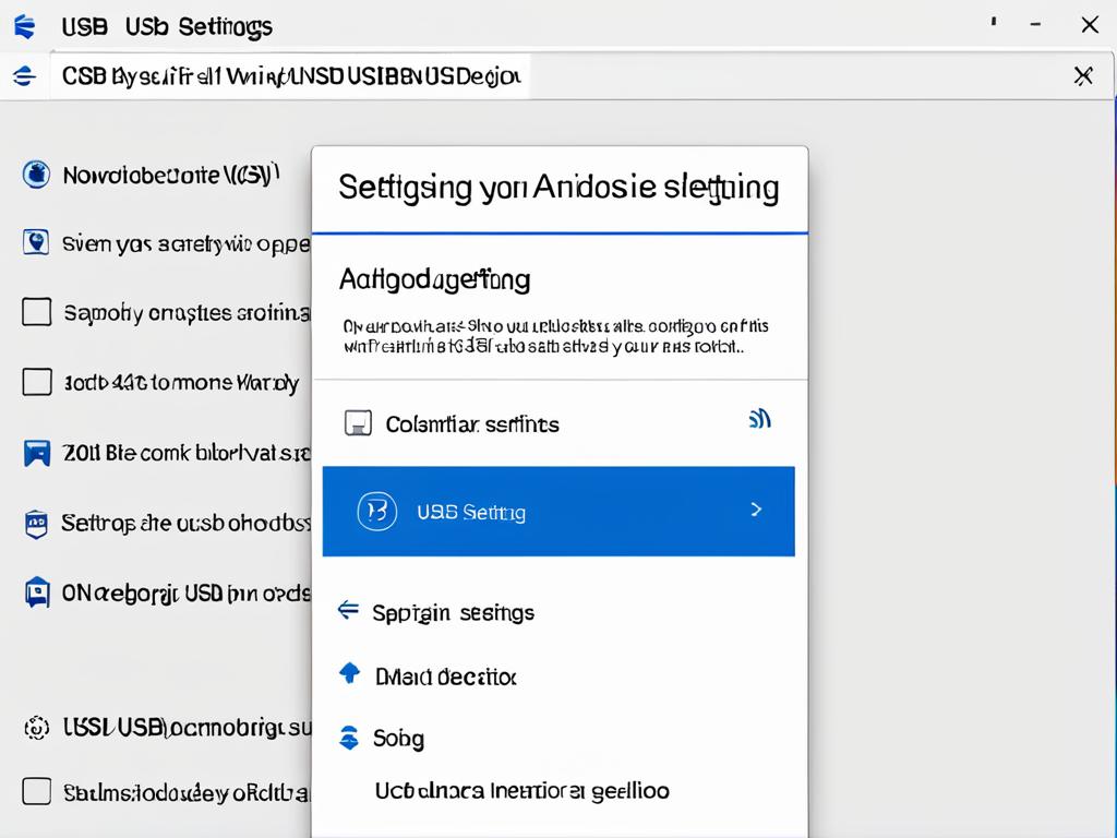 Скриншот страницы настроек отладки по USB на смартфоне Android