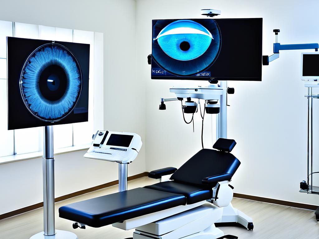 Современное оборудование в глазной клинике
