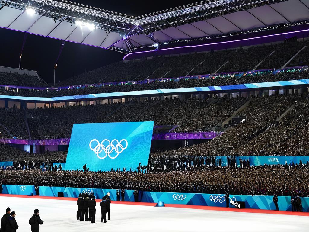 Болельщики на церемонии открытия Олимпиады