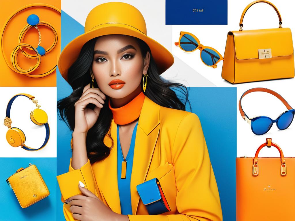 Желтые, оранжевые и голубые аксессуары - счастливые цвета Близнецов в 2024 году