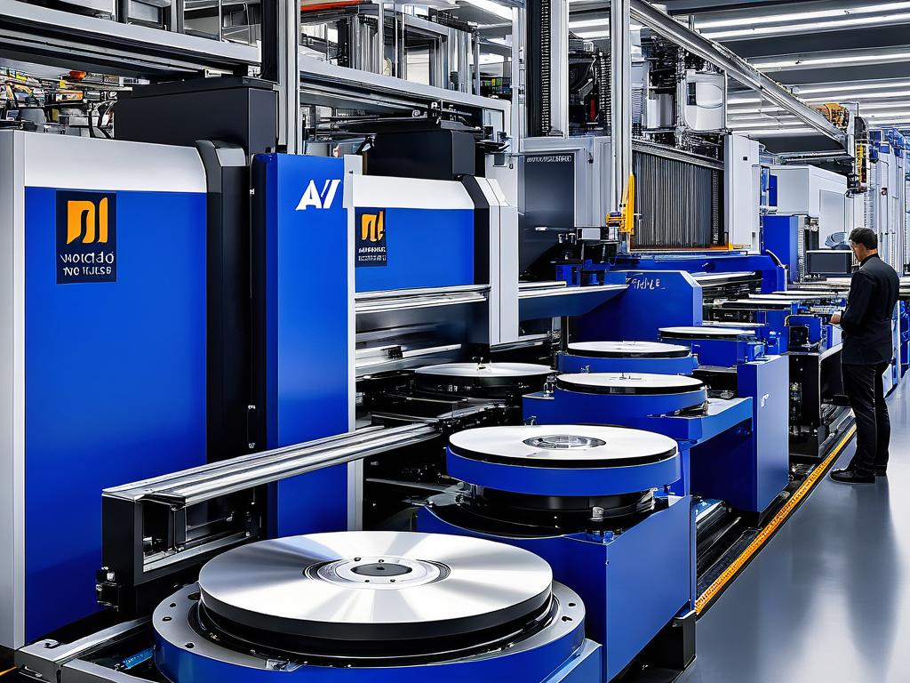 Современное производство дисков NZ с использованием робототехники