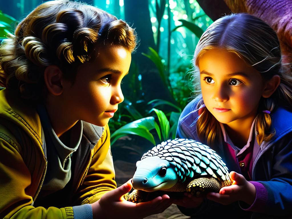 Дети находят магический артефакт путешествуют в подземный мир Австралия фильм Хроники Панголинов