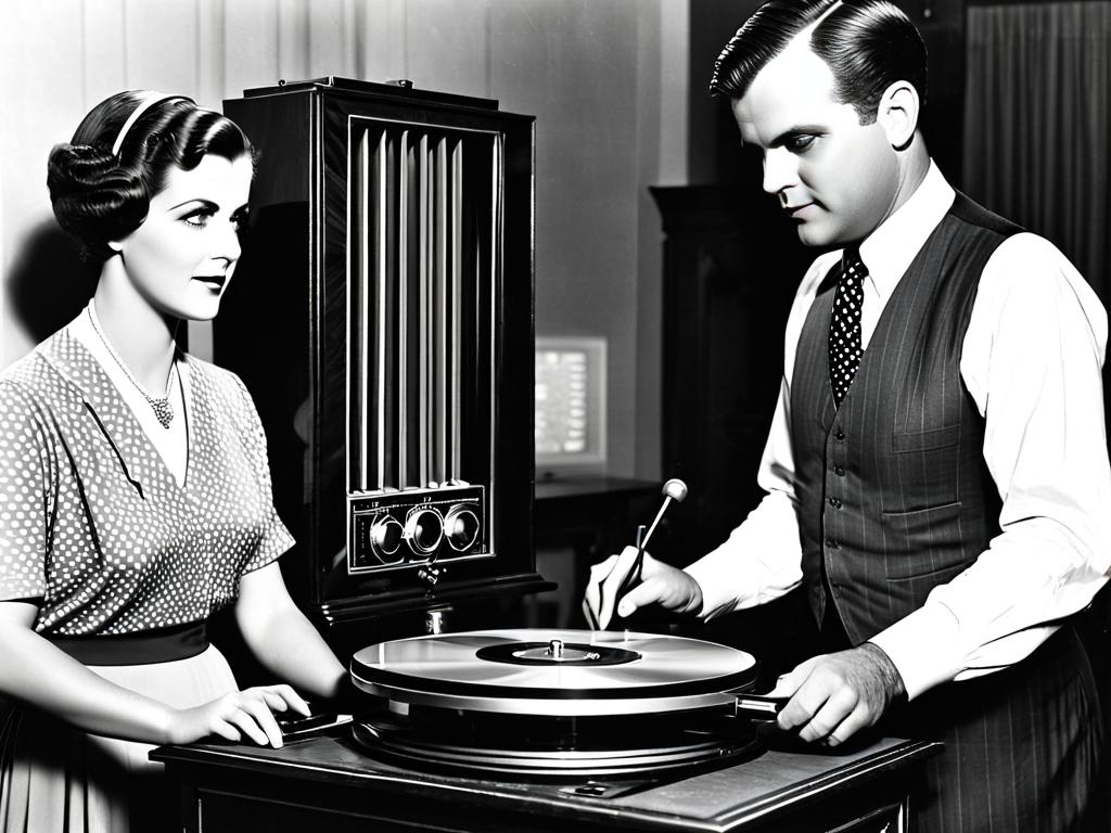 Раннее телевизионное оборудование Бэрда использовало набор вращающихся дисков для сканирования
