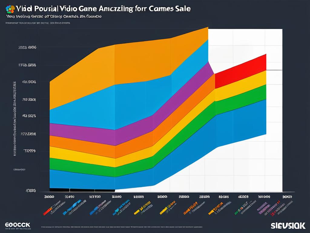 Графики и диаграммы анализа популярности видеоигр и продаж