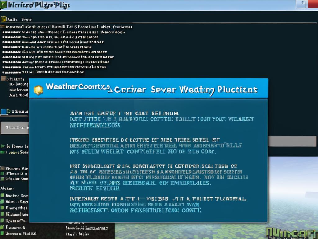 Список плагинов для управления погодой на сервере Майнкрафт