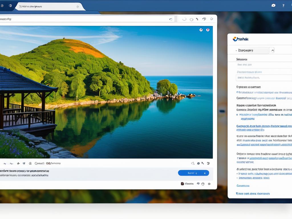 На фото показаны настройки фона страницы ВКонтакте в веб-браузере на экране компьютера.