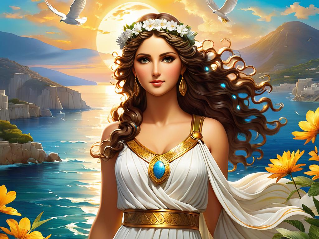 Древнегреческая богиня Эйрена - олицетворение мира