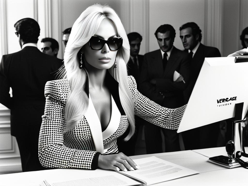 Донателла Версаче начинает карьеру в Versace в 1970-х годах в роли PR-директора, организует показы
