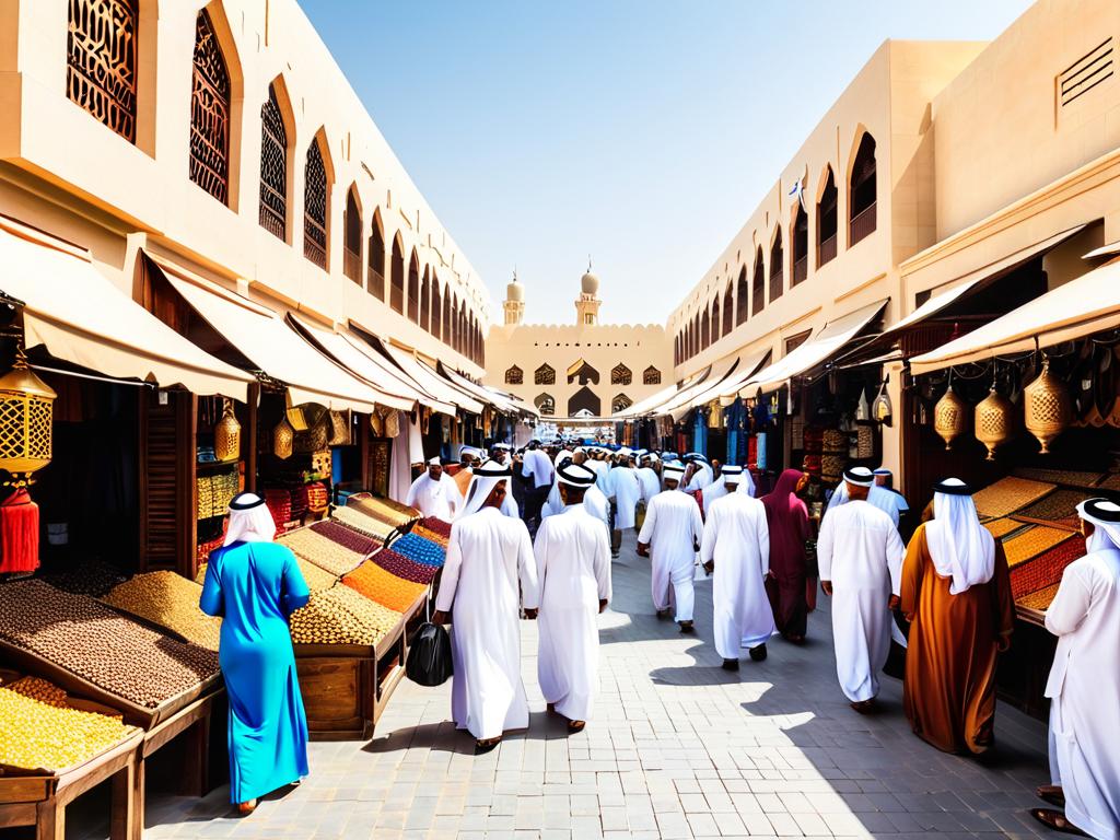 Традиционный рынок в Дубае