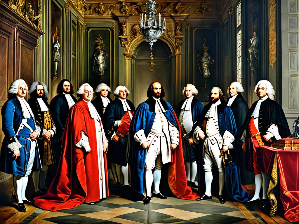 Портреты представителей духовенства, дворянства и третьего сословия во французских Генеральных