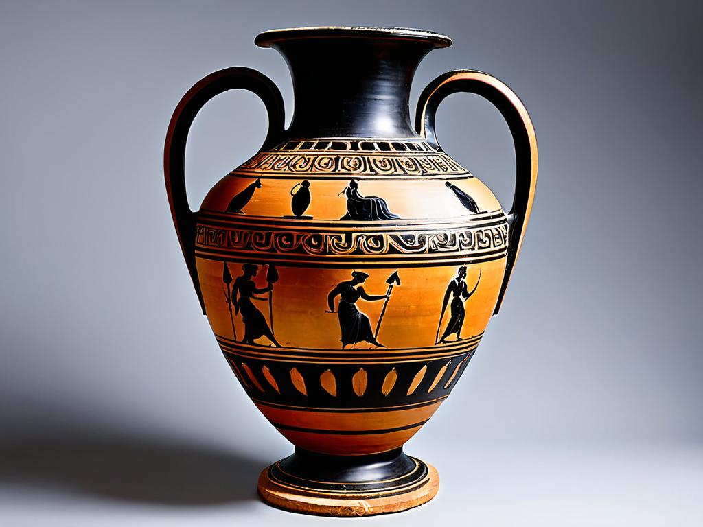 Изображение древнегреческой амфоры, символизирующей греческое происхождение имени