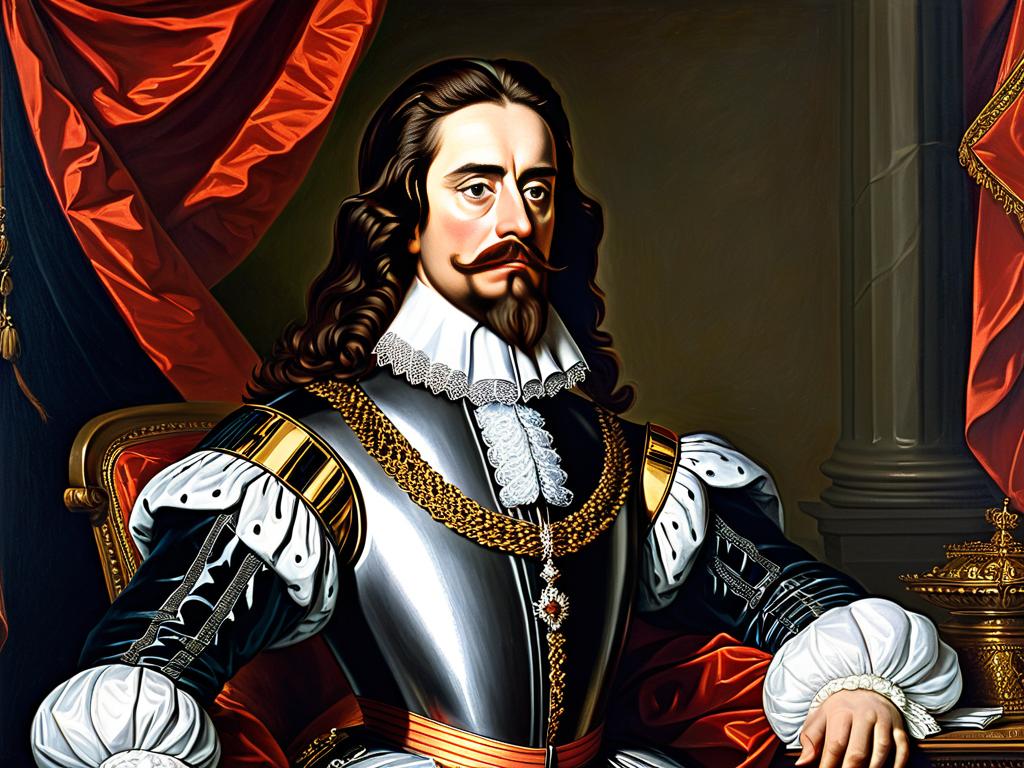 Портрет непопулярного короля Карла первого