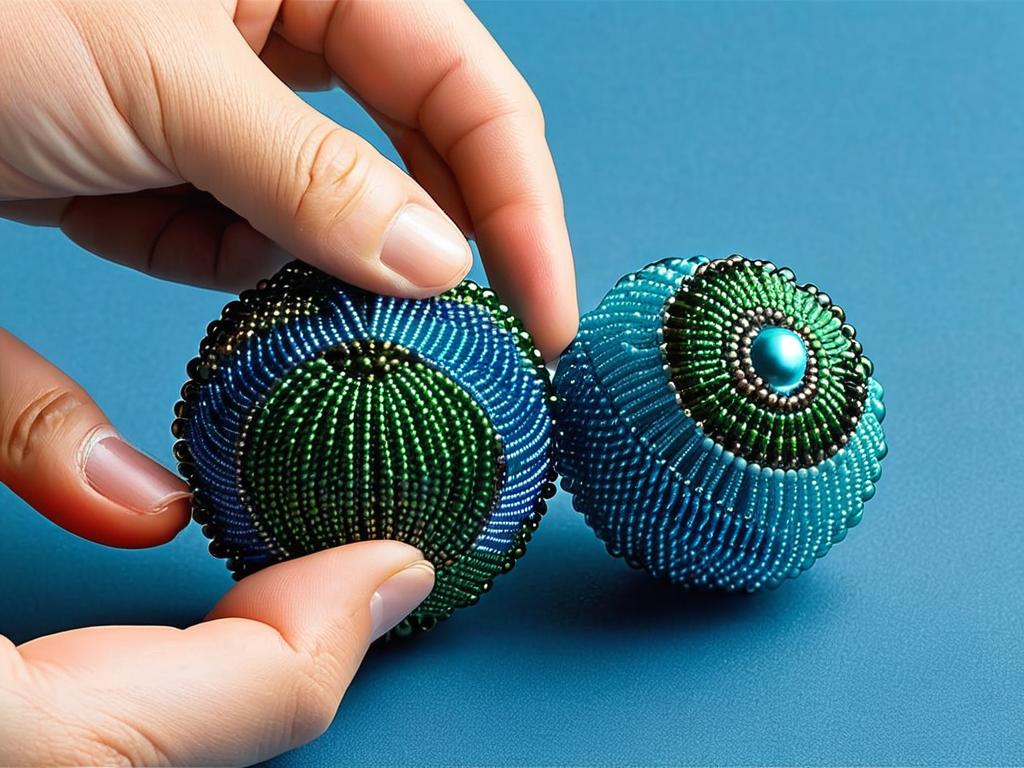 Пошаговые схемы базовых техник плетения для создания елочных шариков