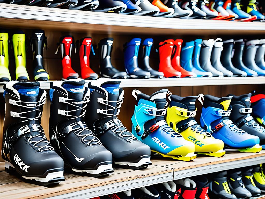 Беговые лыжные ботинки для новичков и профессионалов в магазине зимнего спорта