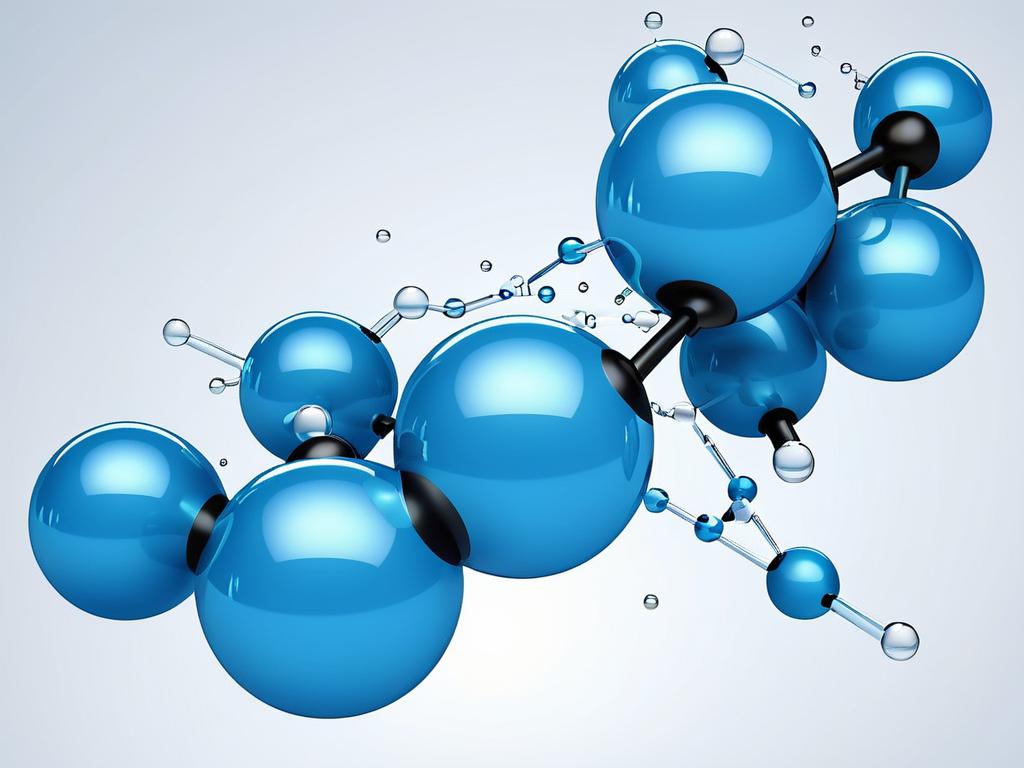 Изображение молекулярной структуры воды с водородными связями описание на русском