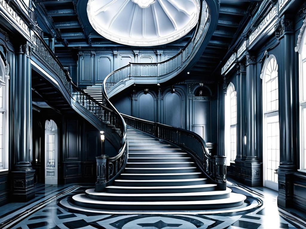 Парадная лестница на Титанике