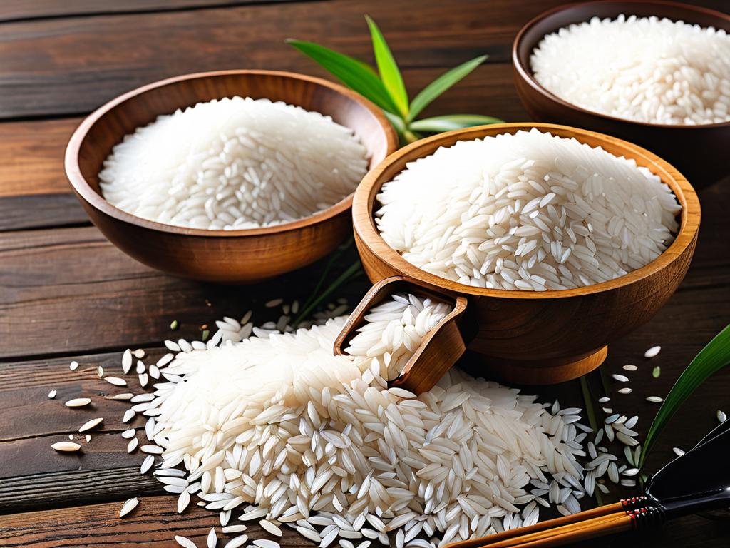 Зерна риса должны быть одинакового размера, рис не должен быть липким, лучше брать длиннозерный,