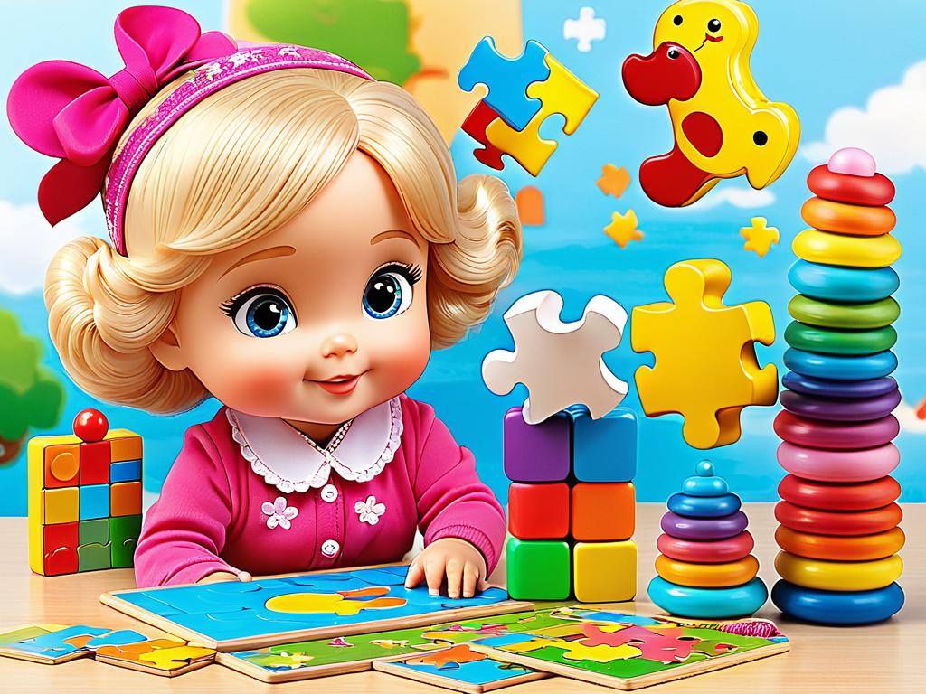 Разнообразные развивающие игрушки для девочки 4 лет
