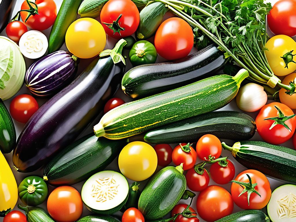 Разнообразные овощи для рагу