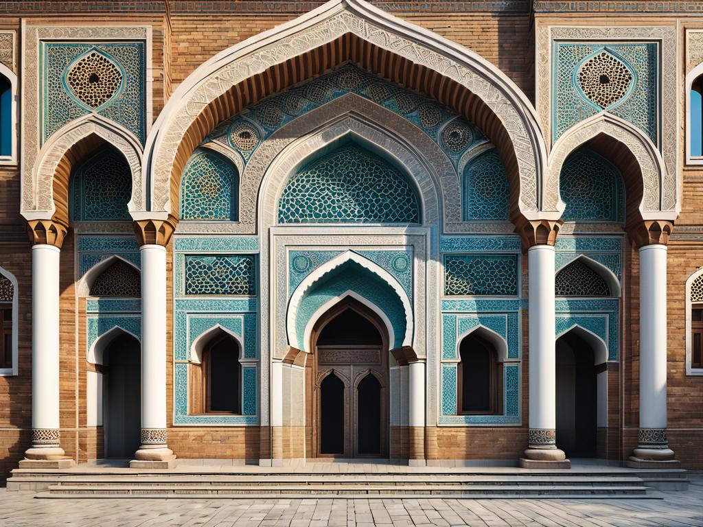 Фасад старинной мечети