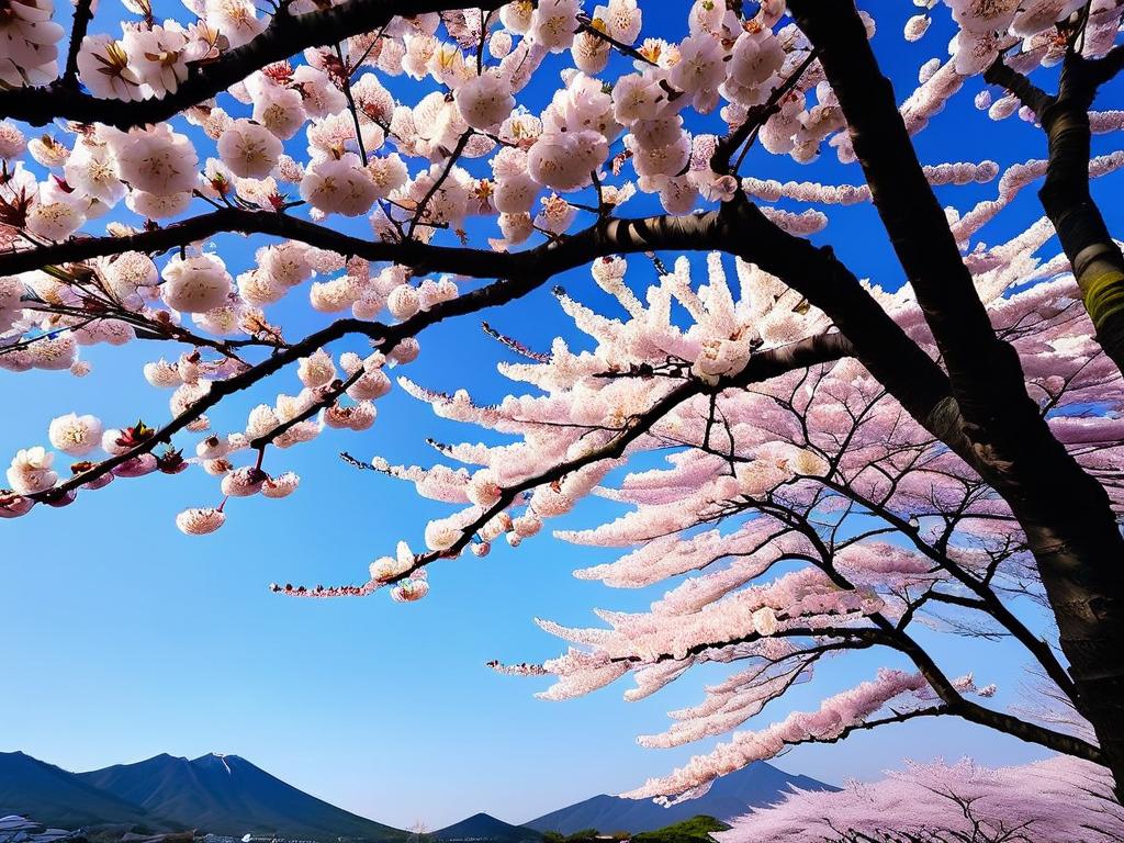 Сакура – национальный цветок Японии, символ хрупкости жизни. Во время ханами люди собираются