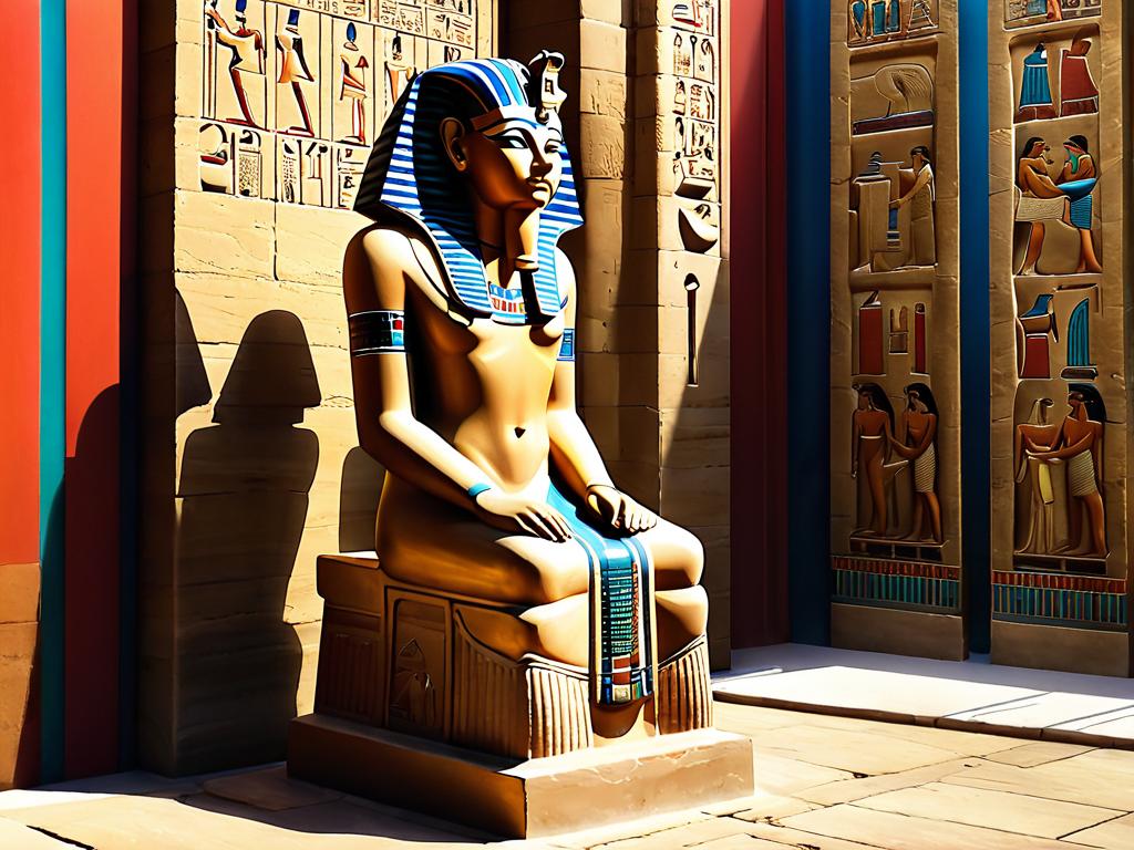 Древняя египетская статуя, вывоз которой запрещен без разрешения