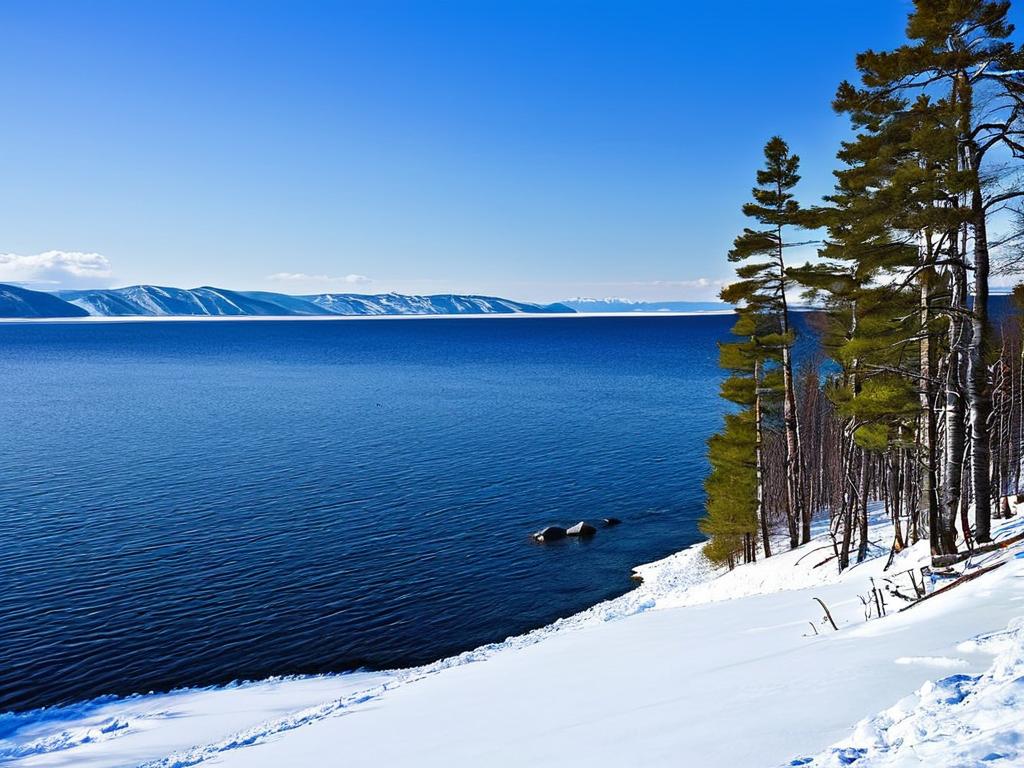 Озеро Байкал в Иркутской области