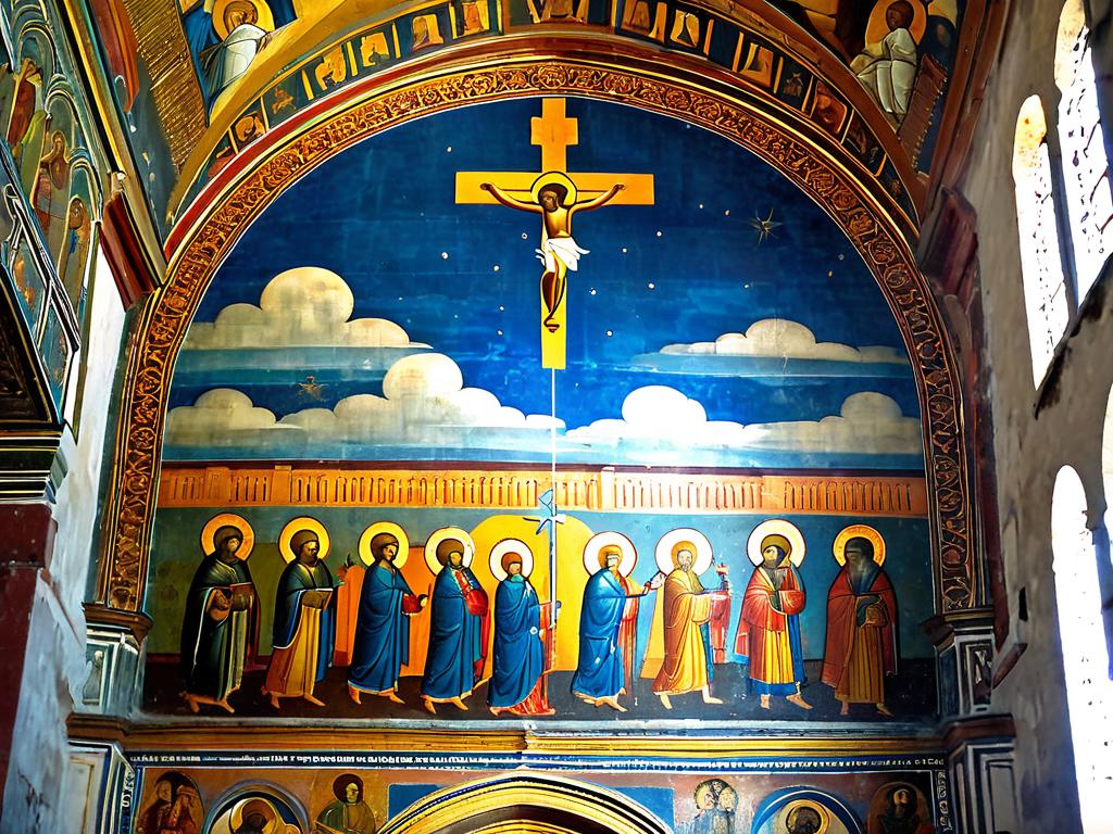 Фрески Дионисия в Успенском соборе Кирилло-Белозерского монастыря