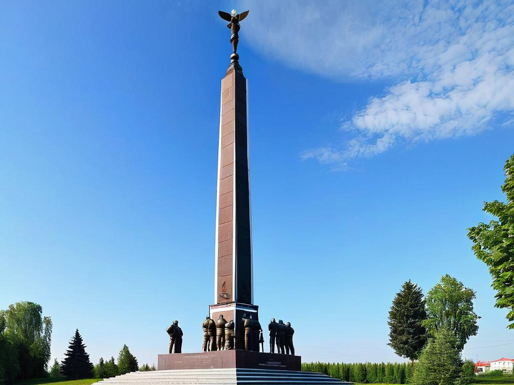 Памятник Юрию Гагарину в Калуге, демонстрирующий историю освоения космоса в городе