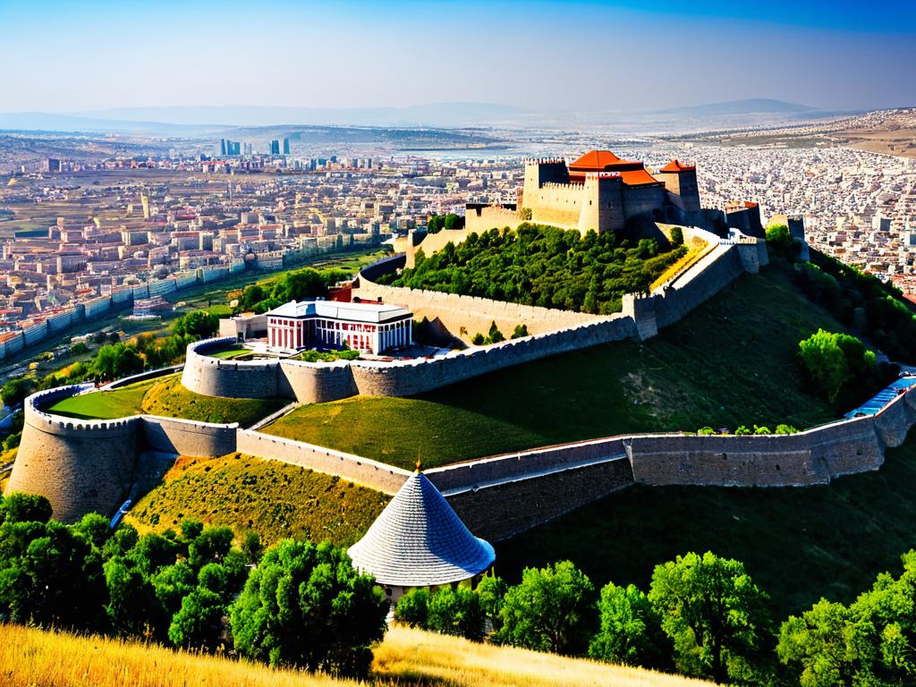 Крепость Анкары на холме