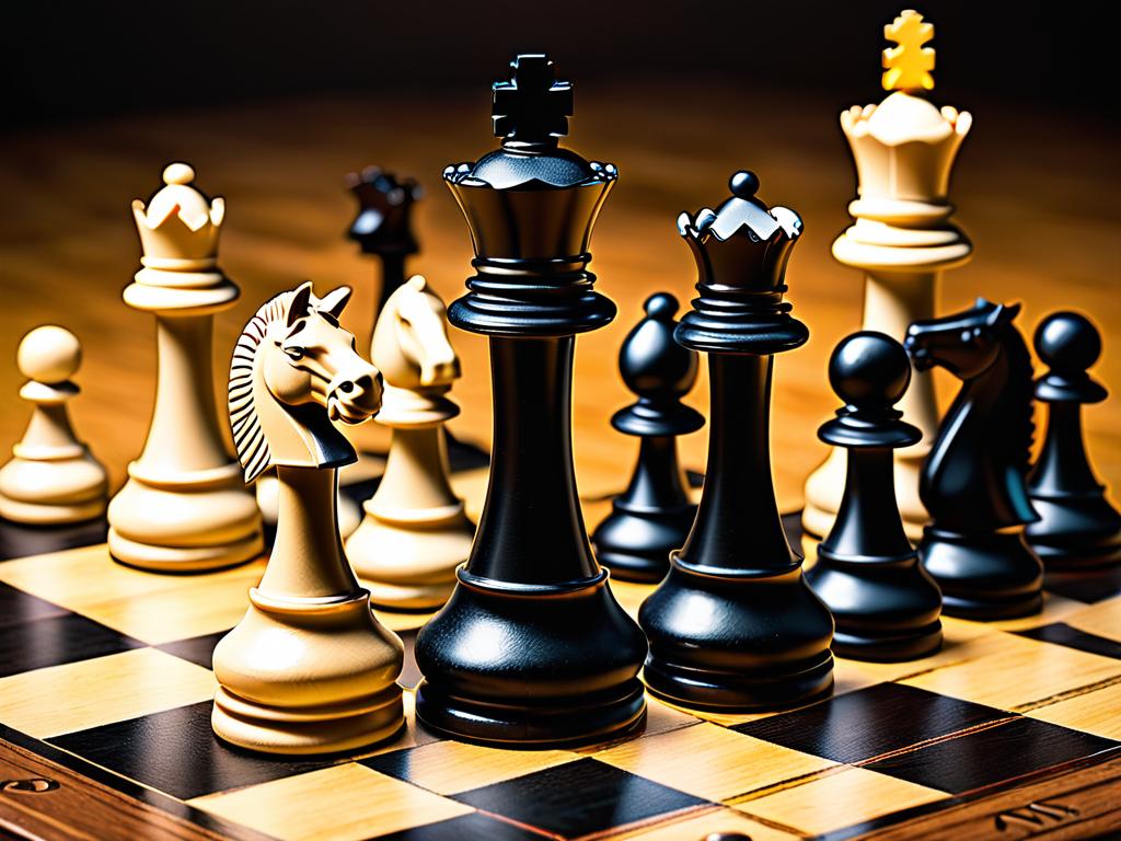 Патовая позиция на шахматной доске