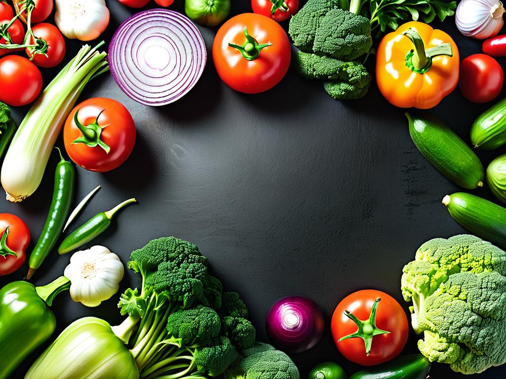 Свежие овощи для приготовления полезной пищи