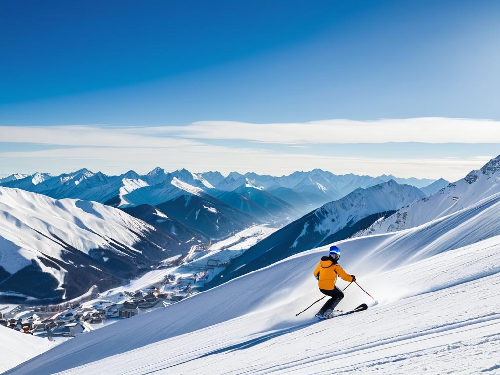 Катание на горных лыжах и сноуборде