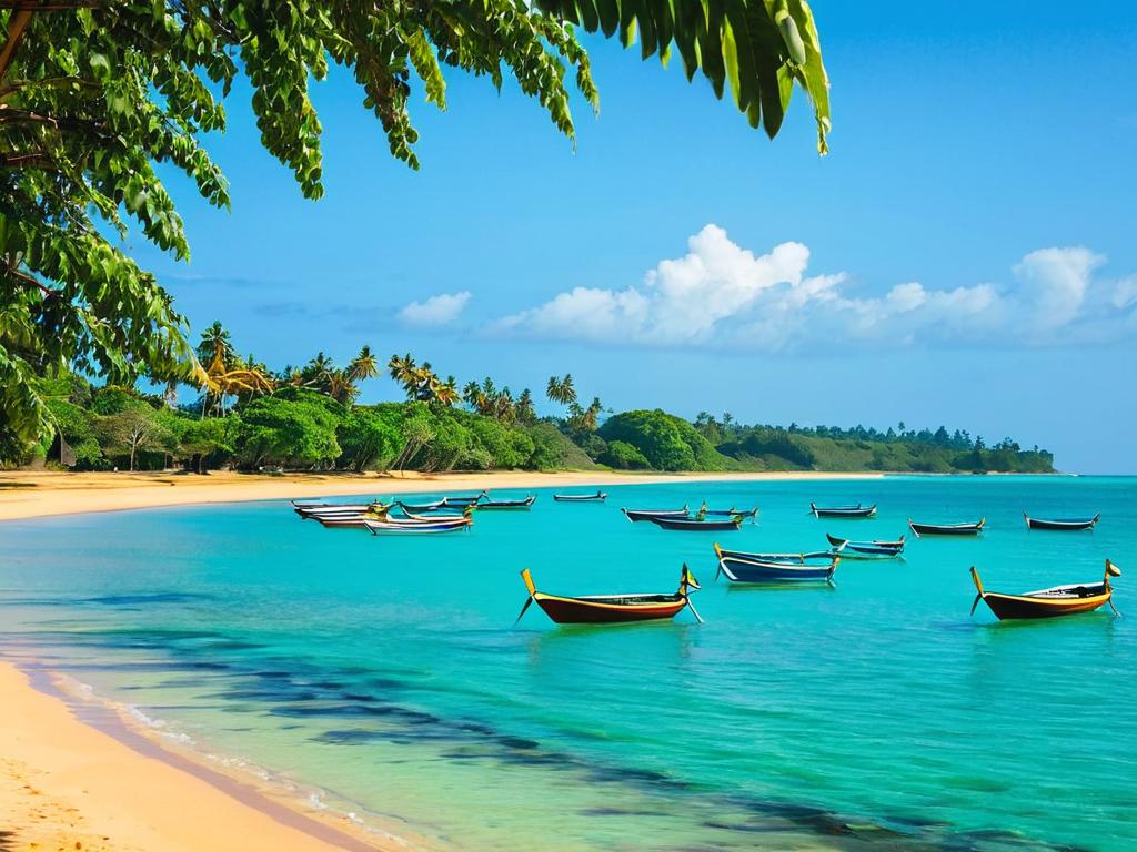 Пляж в Бентоте на Шри-Ланке