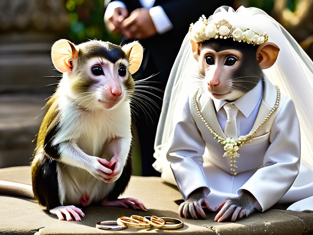 Неуверенность обезьяны и крысы в браке