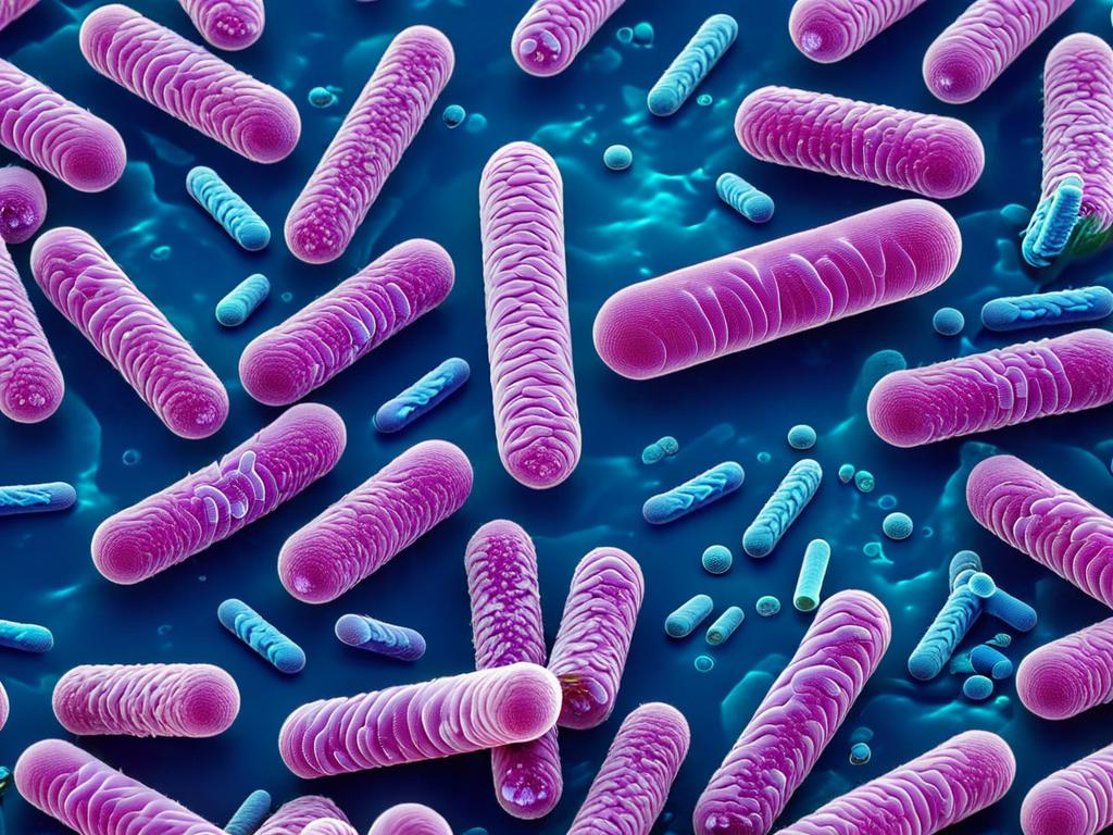 Микрофотография пробиотических бактерий Линекса