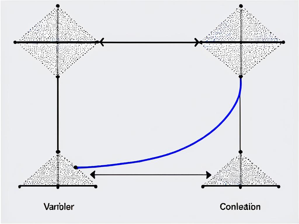 Диаграмма, показывающая ложную корреляцию между двумя нерелевантными переменными