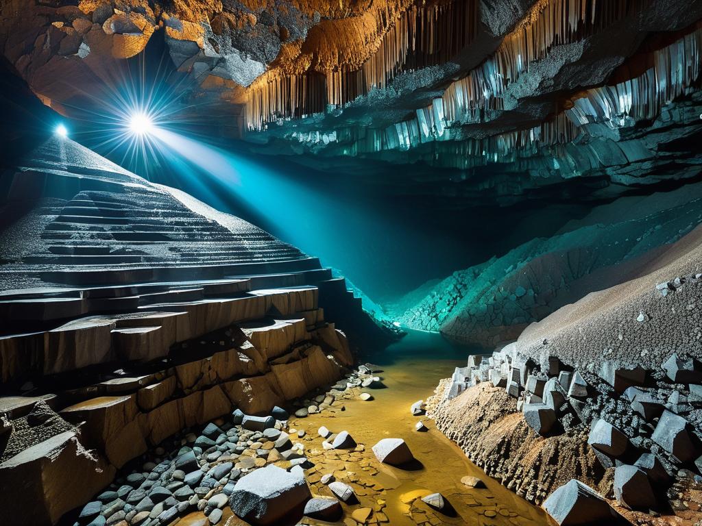 Подземная добыча алмазосодержащей кимберлитовой руды