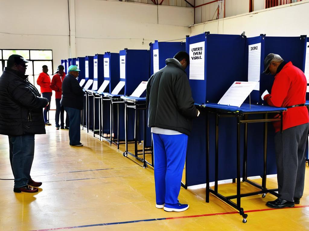 Граждане голосуют на избирательных участках