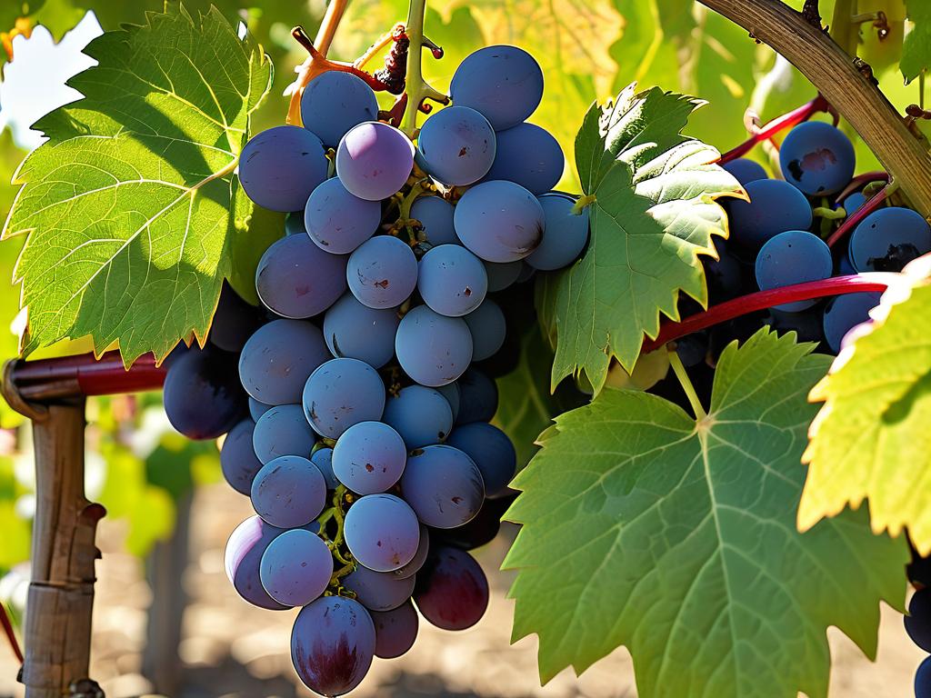 Биологические особенности сорта Виктор винограда куст листья
