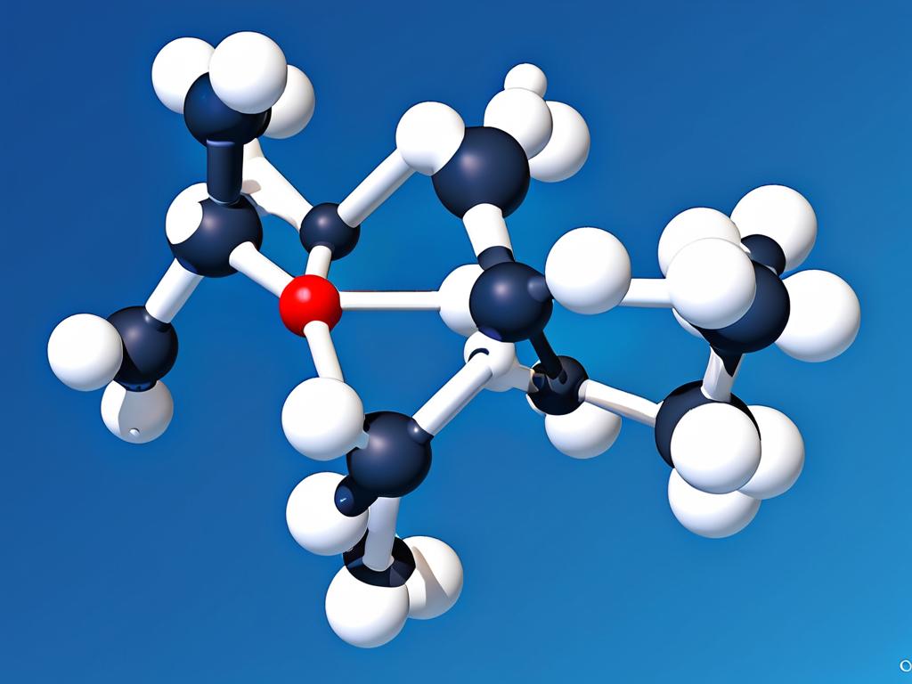 Молекулярные модели структуры атропина и гидрокарбоната натрия