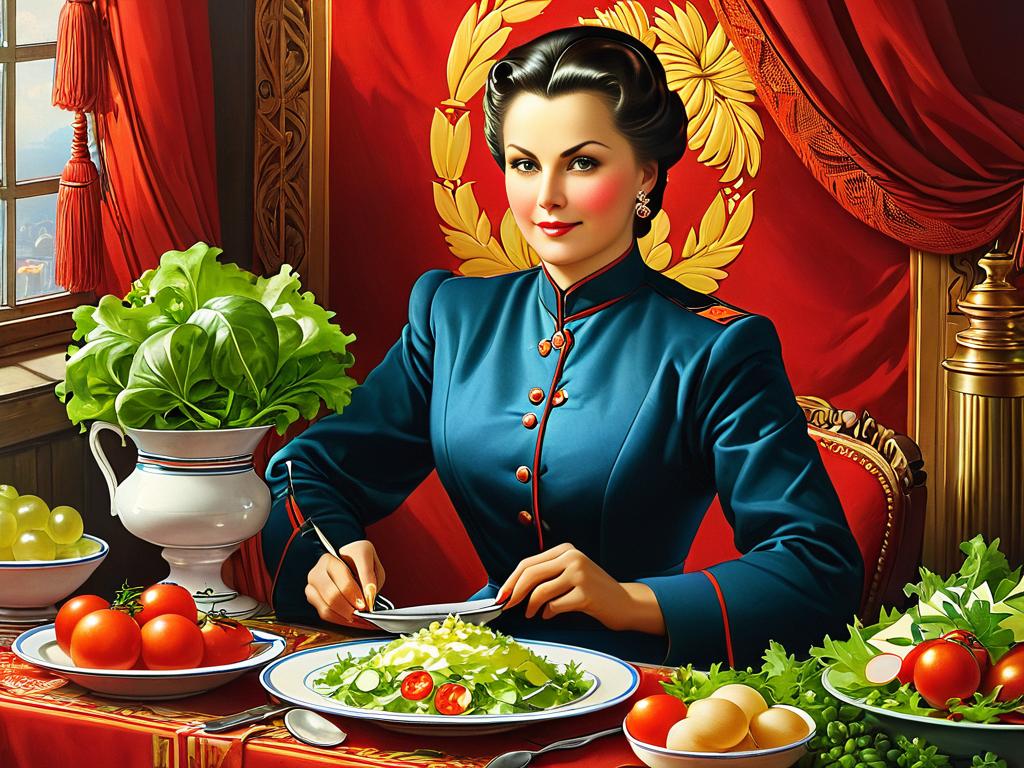 История происхождения салата Восторг в советской кухне