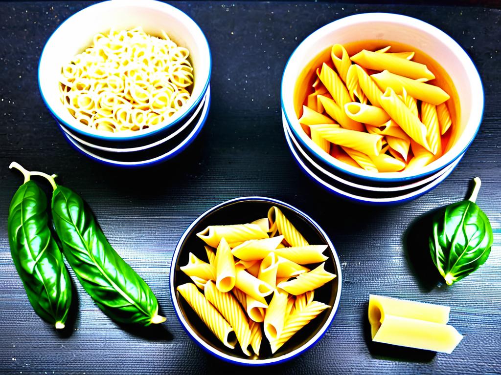 Ингредиенты для супа с макаронами