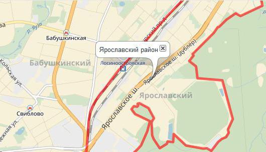 Yaroslavl district of Moscow