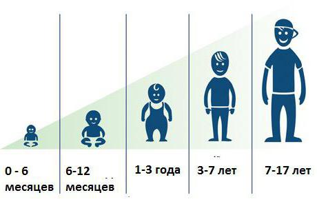 рост ребенка по возрасту 
