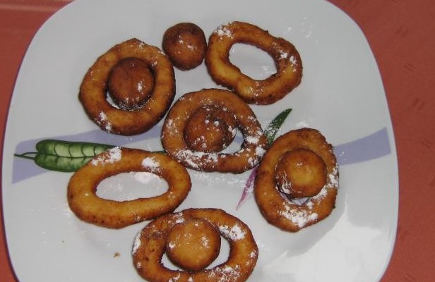 Beer batter onion rings