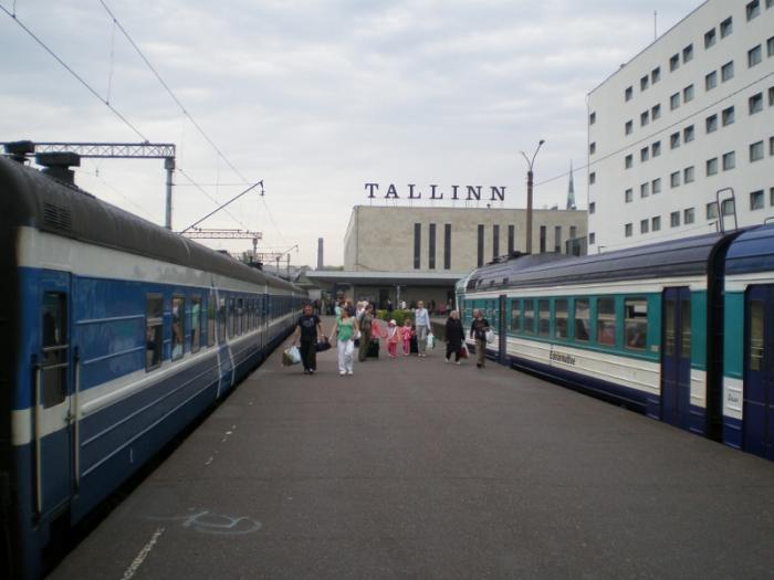 Железнодорожный вокзал в Таллине