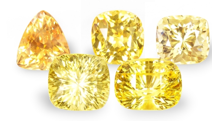 Yellow sapphires