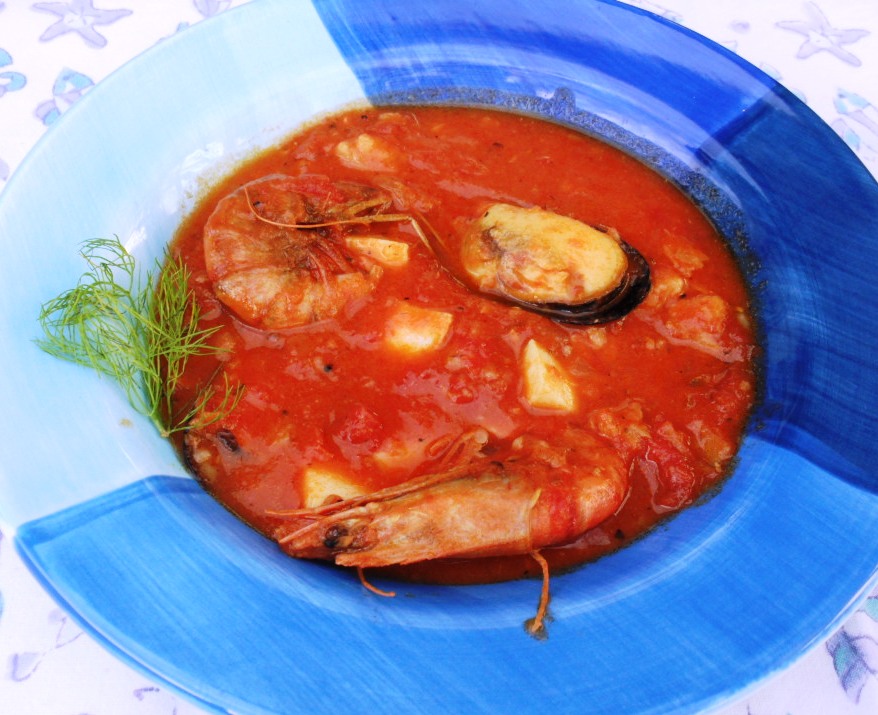 Рецепт суп томатный с морепродуктами рецепт с фото